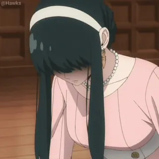 👿 f002a2de Yor Forger Spy x Family Anime, Yor Forger, Spy x Family, Personaggio, Donna telegram sticker