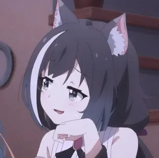 🇯🇵 410c1eb4 Anime, Garota gato, Bonitinho, Garota, Neko, Kawaii telegram sticker