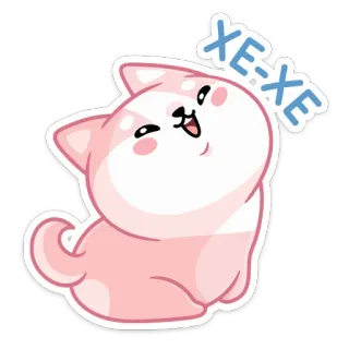 😀 749c55fb XE:XE หมา, น่ารัก, สัตว์, สติกเกอร์, การ์ตูน, สัตว์เลี้ยง telegram sticker