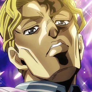 💥 e27b82ee Yoshikage Kira JoJo's Bizarre Adventure アニメ, マンガ, ジョジョ, 吉良, 吉良吉影 telegram sticker