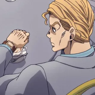 💥 ececcde9 Yoshikage Kira JoJo's Bizarre Adventure アニメ, マンガ, ジョジョ, 吉良吉影 telegram sticker