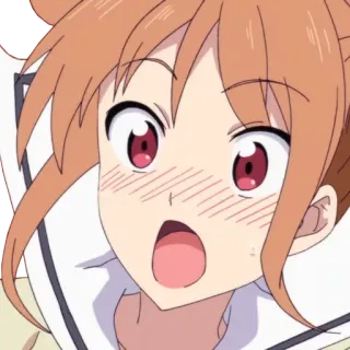 👩 24c76b0b anime, girl, cute, cartoon, excited telegram sticker