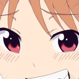 🍌 3bcdd9fb anime, cartoon, character, manga, face telegram sticker