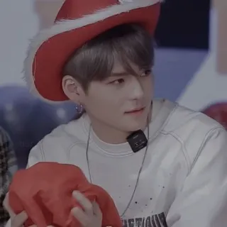 🐯 154954d7 persona, sombrero, interior, hombre whatsapp sticker