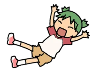 😊 e60bae8f アニメ, 漫画, 幸せ, 楽しい, 興奮, 子供, 女の子 telegram sticker