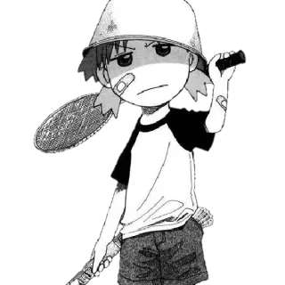 🍀 05095689 Anime, Personage, Sport, Manga, Meisje, Tennis telegram sticker
