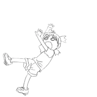 😰 be09a133 Anime, Manga, Cartoon, Vallen, Geschrokken, Verrast telegram sticker