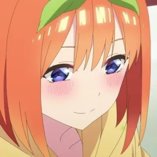 🍑 2d04531c Yotsuba Nakano The Quintessential Quintuplets Anime, Manga, Personaje, Linda, Chica, Sonriendo, Yotsuba Nakano, The Quintessential Quintuplets telegram sticker
