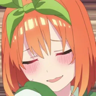 👒 37819951 Yotsuba Nakano The Quintessential Quintuplets 애니메이션, 만화, 귀여운, 여자, 캐릭터, 오둥이, 요츠바 telegram sticker