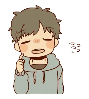 😅 87553e6a ??? vraag, denken, cartoon, personage, verward whatsapp sticker