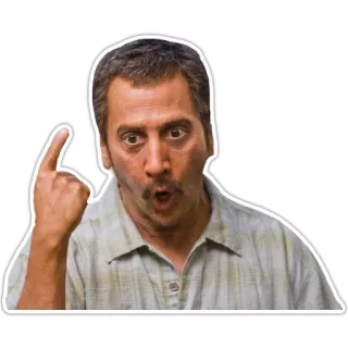 👆 602b0980 orang, pria, gestur, menunjuk whatsapp sticker