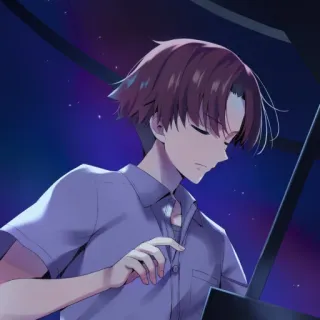 📕 45f37c60 Аниме, Персонаж, Искусство, Портрет, Иллюстрация telegram sticker