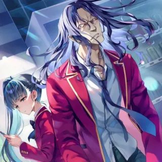 📕 e04317f9 Аниме, Classroom of the Elite, Персонажи, Манга, Школьная форма telegram sticker