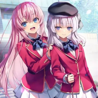 📕 e8a6a380 Аниме, Школьная форма, Друзья, Милые, Девушки telegram sticker
