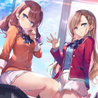 📕 ee6b61eb Аниме девушка, Школьная форма, Милый, Аниме, Иллюстрация telegram sticker