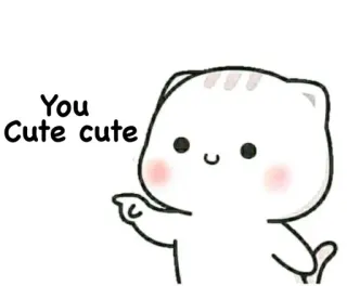😍 2b5a52c6 You
Cute cute chat, mignon, adorable, dessin animé, réconfortant telegram sticker
