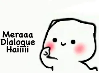 😩 92f0fdb0 Meraaa Dialogue Haiiiii telegram sticker
