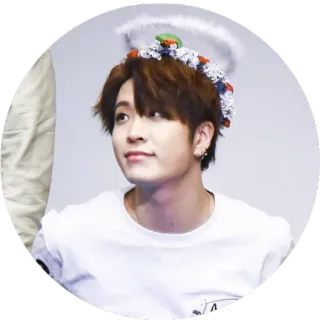😇 a60c9383 человек, мужчина, знаменитость, актер, k-pop, певец telegram sticker
