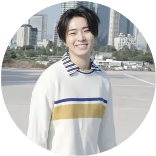 😀 c7ae0b77 человек, мужчина, улыбка, портрет, город telegram sticker