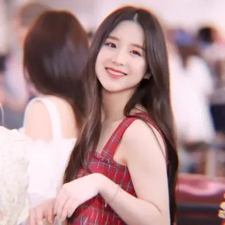 😁 903ec6b7 fille coréenne, mignon, asiatique, souriant, portrait whatsapp sticker