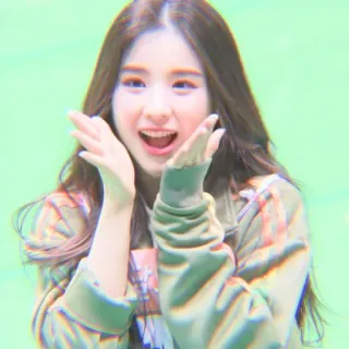 🙇‍♀ 9913f780 femme, portrait, sourire, cheveux longs, joyeuse, asiatique, coréenne whatsapp sticker