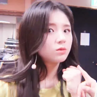 😳 c9d6c7c1 femme, fille, portrait, coréenne, jeune, asiatique, visage whatsapp sticker