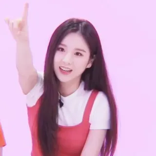 😆 cb2dcbf9 fille, pointage, ado, femme, portrait whatsapp sticker