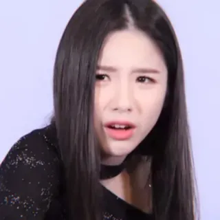 😧 d33f3ffd femme, visage, expression, dégoût, portrait whatsapp sticker