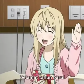 ✨ 133d0e1c Selamat tahun baru! 动漫, 问候, 快乐, 新年, 庆祝 whatsapp sticker