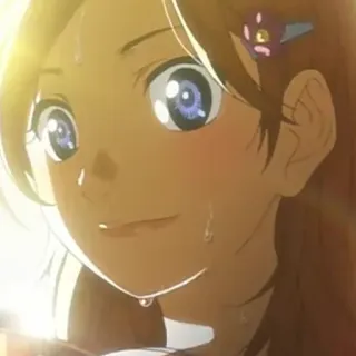 ✨ 5b5dd5b1 动漫, 女孩, 汗水, 可爱, 插画 whatsapp sticker