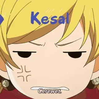 ✨ d0fe7510 Kesai
Cerewet. 动漫, 生气, 沮丧, 烦躁, 难过, 女孩 whatsapp sticker