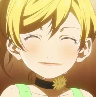 ✨ e14a0a5d 动漫, 女孩, 微笑, 卡通, 快乐 whatsapp sticker