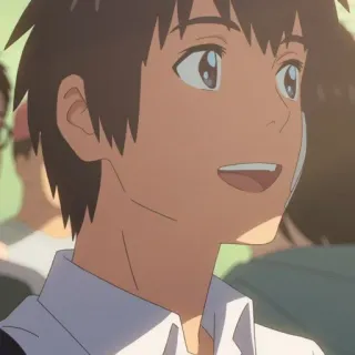 🍣 a6a25a5b Anime, Chłopak, Nastolatek, Portret, Wesoły telegram sticker