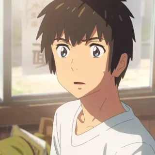 🍣 f8c9274e Taki Tachibana Your Name Anime, Chłopak, Taki, Your Name telegram sticker