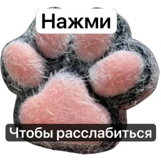 👍 1ffa1f2a Нажми
Чтобы расслабиться pata de gato, animal, fofo, relaxar, fofo, gato, pata telegram sticker