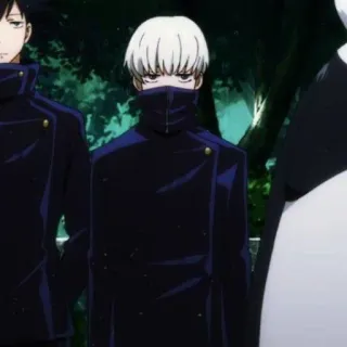 ❤️ 1989e767 Toge Inumaki Jujutsu Kaisen Anime, Toge Inumaki, Jujutsu Kaisen, Discours maudit, Shonen telegram sticker