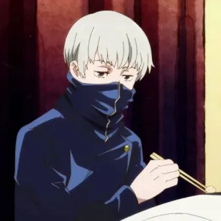 ❤️ 7fd47f49 Toge Inumaki Jujutsu Kaisen Anime, Manga, Toge Inumaki, Jujutsu Kaisen, Personnage, Manger, Baguettes telegram sticker