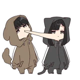 😋 1383d4c6 动漫, 卡通, 可爱, 搞笑, 角色 telegram sticker