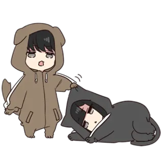 Юрудура-кун ч.2 @nyasticks telegram stickers