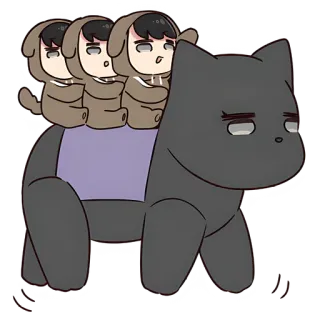 😁 5709e883 Kartun, Anjing, Kucing, Binatang, Lucu telegram sticker