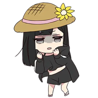 😨 5c8eaf79 Gadis anime, Karakter, Lucu, Kartun, Stiker whatsapp sticker