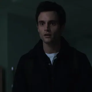 😡 24a1b961 Joe Goldberg You homem, retrato, televisão, ator telegram sticker