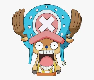 😱 216fb991 Tony Tony Chopper One Piece Аниме, Манга, Персонаж, Олень, Доктор telegram sticker