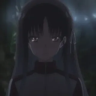 💈 064da436 аниме, девушка, темный, готика, жуткий, аниме девушка telegram sticker