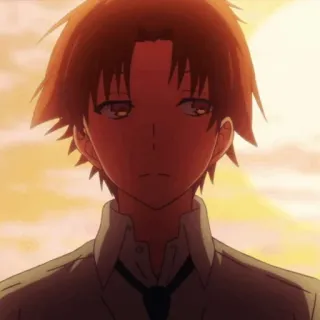 💈 28be7e94 Аниме, Парень, Школьная форма, Рыжие волосы, Портрет telegram sticker