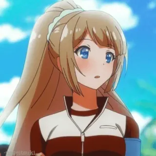 💈 67398a26 Аниме, Персонаж, Девушка, Мультфильм, Иллюстрация telegram sticker