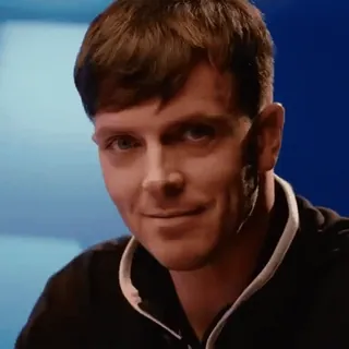 😉 1fcef117 사람, 남자, 인물사진, 미소, 얼굴 사진 telegram sticker