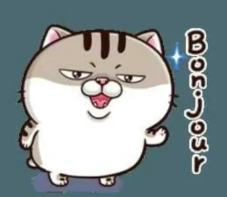 Ami fat cat ✨✨💜 @Here_we_goExxy (@CalsiBot) telegram stickers