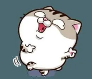 😎 de34839c 猫, マンガ, かわいい, 動物, 面白い, ステッカー telegram sticker