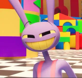 😜 74b87136 Kartun, Karakter, Ungu, Senyum telegram sticker